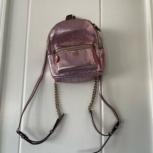 Victoria's Secret Metallic Pink Backpack